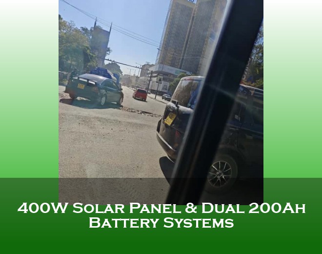 400W Solar Panel & Dual 200Ah Battery Systems