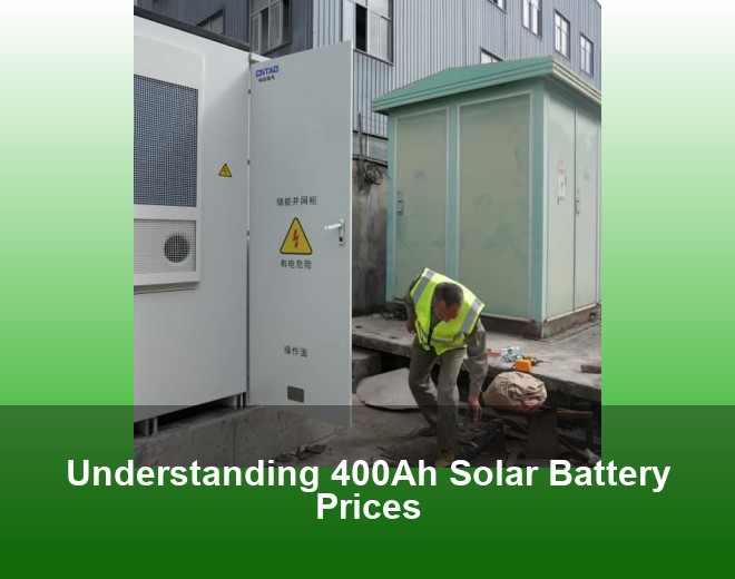Understanding 400Ah Solar Battery Prices