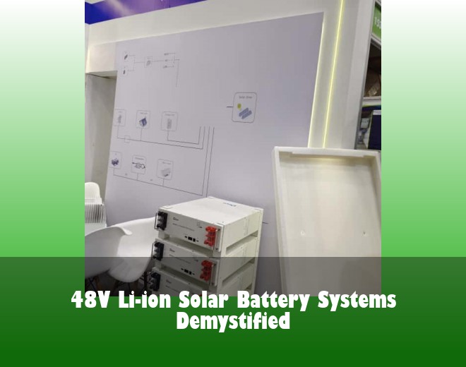 48V Li-ion Solar Battery Systems Demystified
