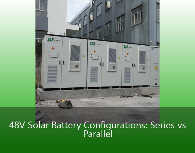 48V Solar Battery Configurations: Series vs Parallel