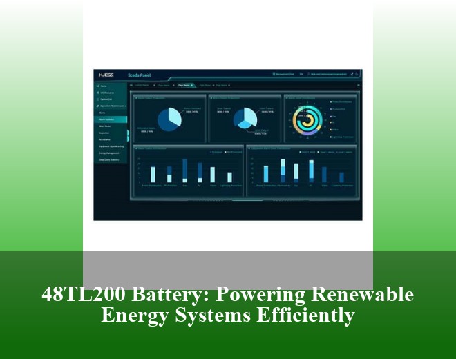 48TL200 Battery: Powering Renewable Energy Systems Efficiently