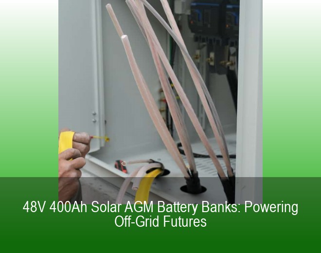 48V 400Ah Solar AGM Battery Banks: Powering Off-Grid Futures