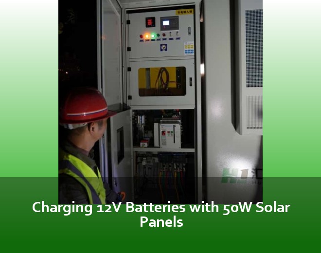 Charging 12V Batteries with 50W Solar Panels