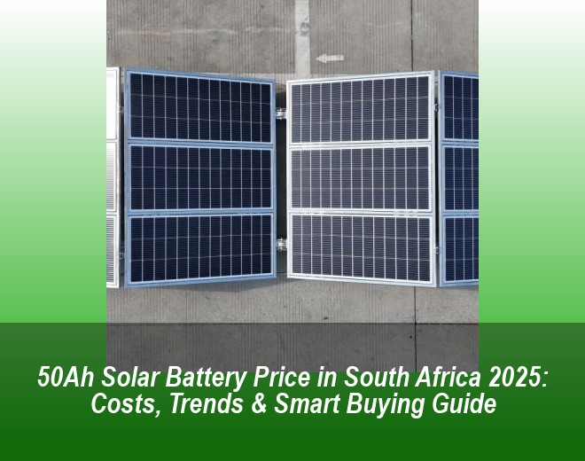 50Ah Solar Battery Price in South Africa 2025: Costs, Trends & Smart Buying Guide