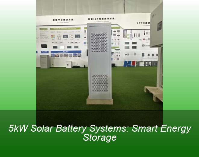 5kW Solar Battery Systems: Smart Energy Storage