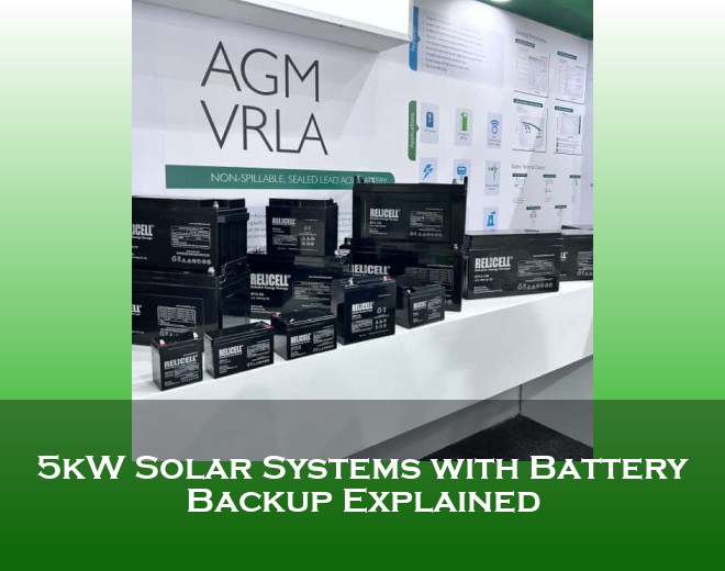 5kW Solar Systems with Battery Backup Explained