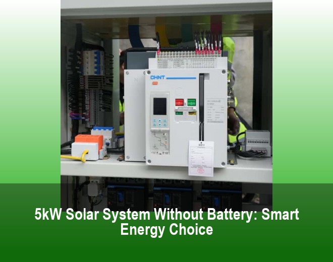 5kW Solar System Without Battery: Smart Energy Choice