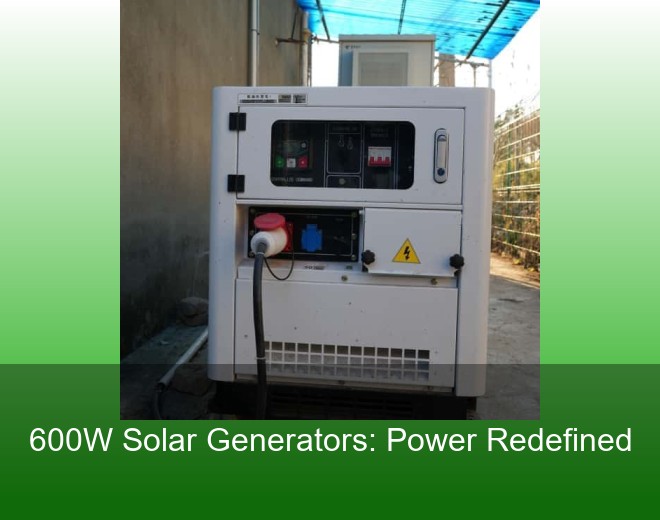 600W Solar Generators: Power Redefined
