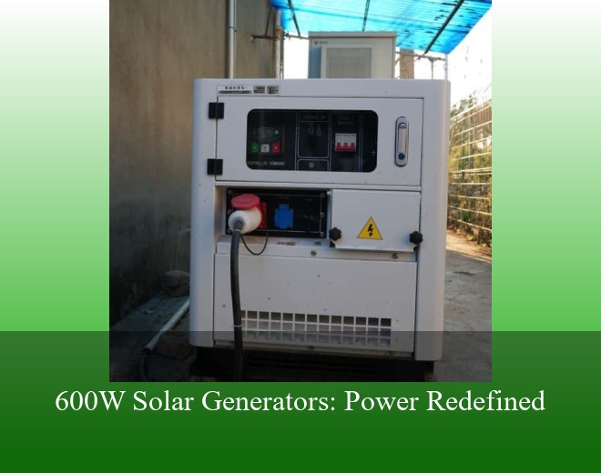 600W Solar Generators: Power Redefined