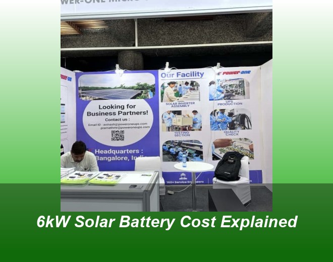 6kW Solar Battery Cost Explained