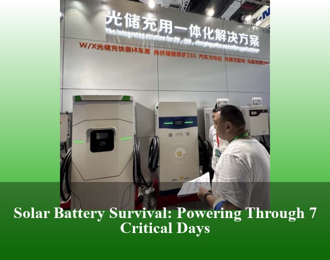 Solar Battery Survival: Powering Through 7 Critical Days