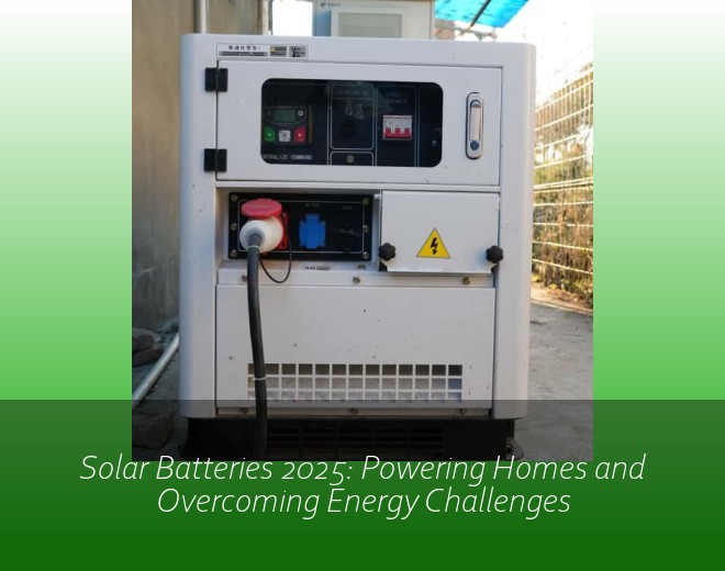 Solar Batteries 2025: Powering Homes and Overcoming Energy Challenges