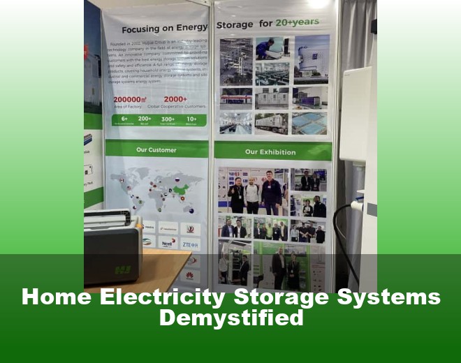 Home Electricity Storage Systems Demystified