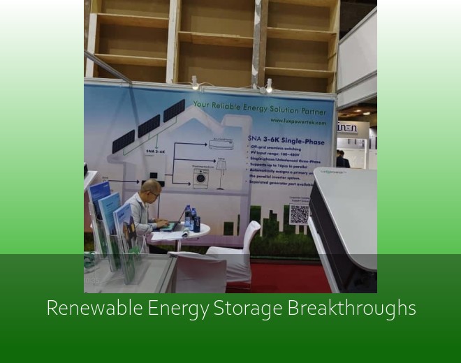 Renewable Energy Storage Breakthroughs