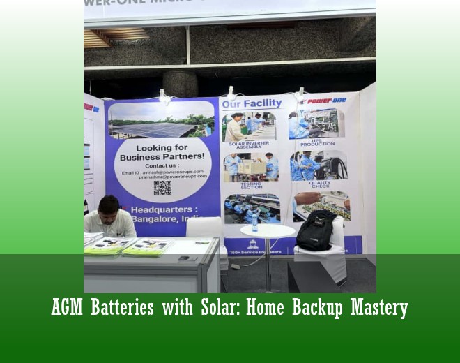 AGM Batteries with Solar: Home Backup Mastery