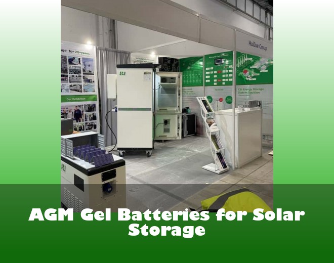 AGM Gel Batteries for Solar Storage