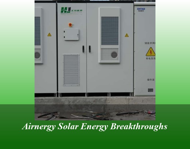 Airnergy Solar Energy Breakthroughs