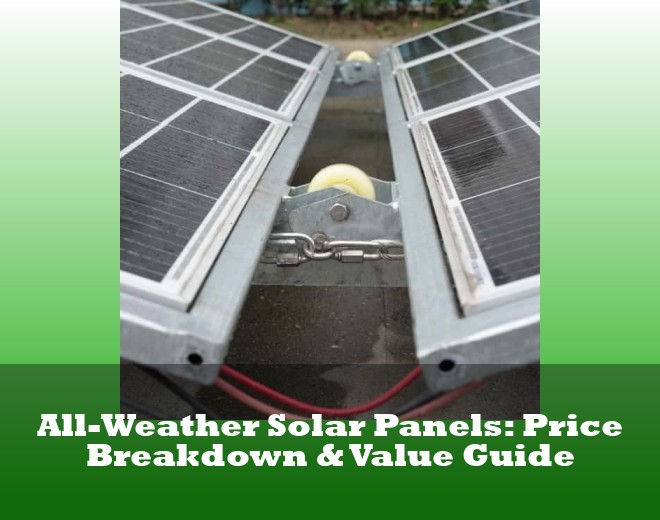 All-Weather Solar Panels: Price Breakdown & Value Guide
