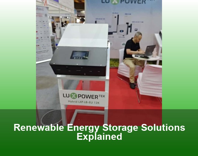 Renewable Energy Storage Solutions Explained