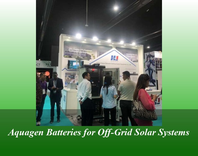 Aquagen Batteries for Off-Grid Solar Systems