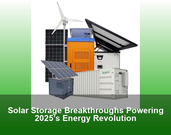 Solar Storage Breakthroughs Powering 2025’s Energy Revolution
