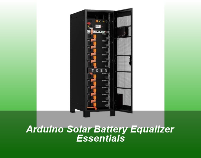 Arduino Solar Battery Equalizer Essentials