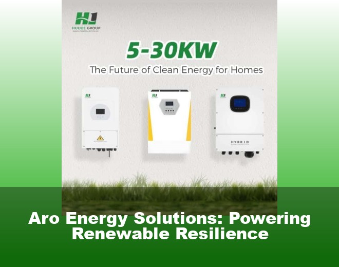 Aro Energy Solutions: Powering Renewable Resilience