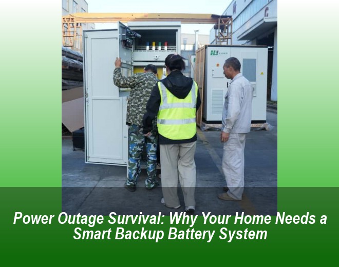 Power Outage Survival: Why Your Home Needs a Smart Backup Battery System