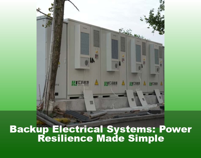 Backup Electrical Systems: Power Resilience Made Simple