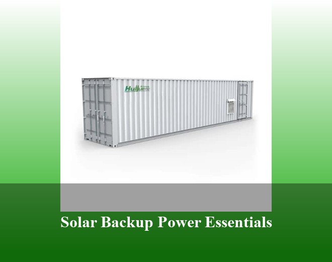 Solar Backup Power Essentials