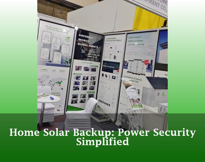 Home Solar Backup: Power Security Simplified