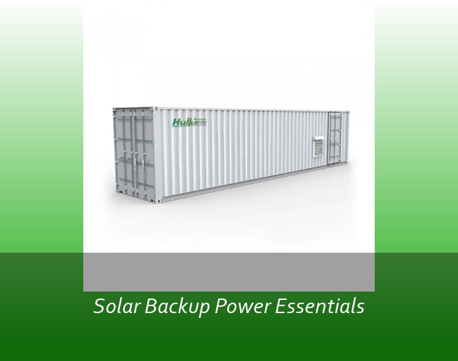 Solar Backup Power Essentials