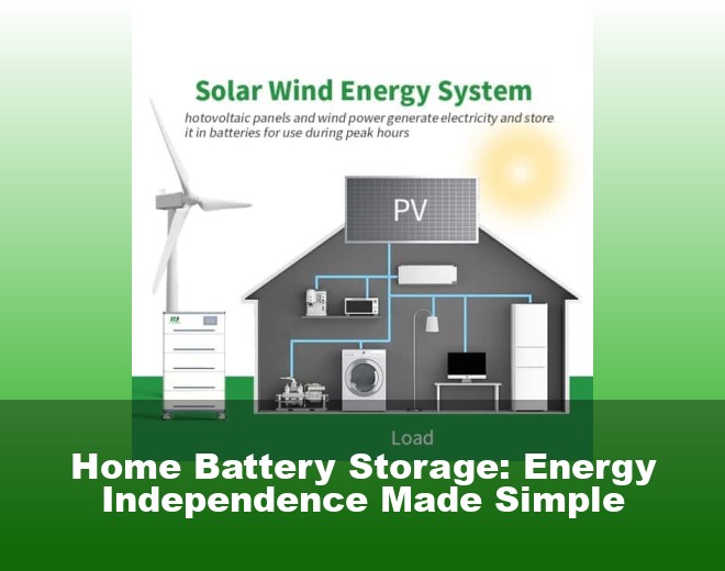 Home Battery Storage: Energy Independence Made Simple