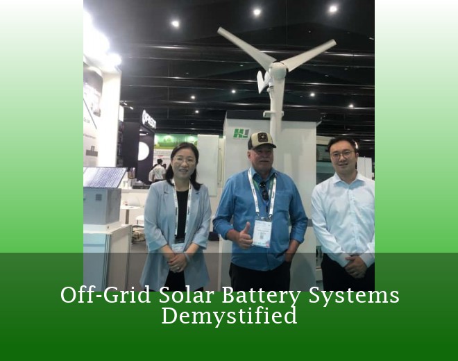 Off-Grid Solar Battery Systems Demystified