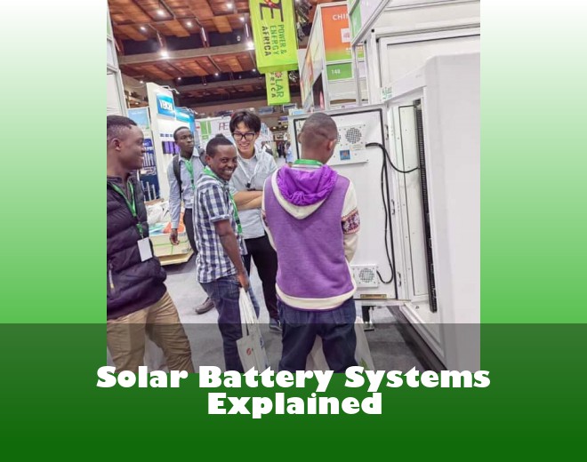 Solar Battery Systems Explained
