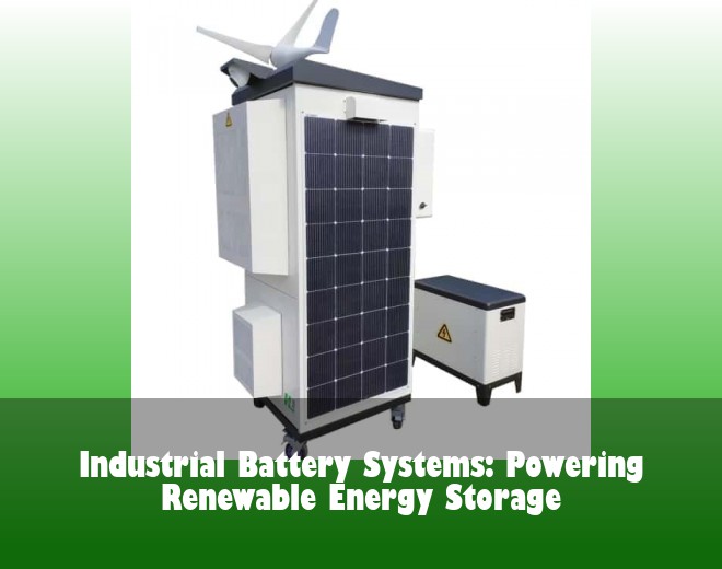 Industrial Battery Systems: Powering Renewable Energy Storage