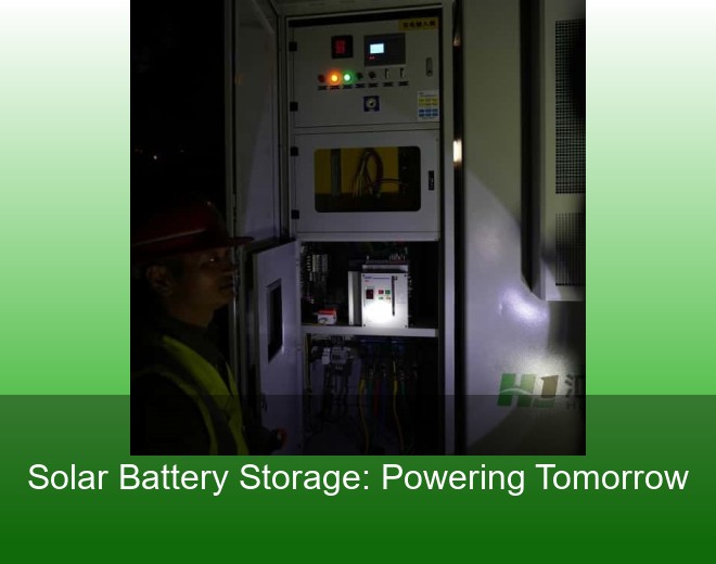 Solar Battery Storage: Powering Tomorrow