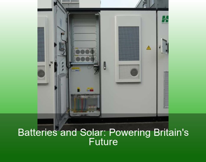 Batteries and Solar: Powering Britain's Future