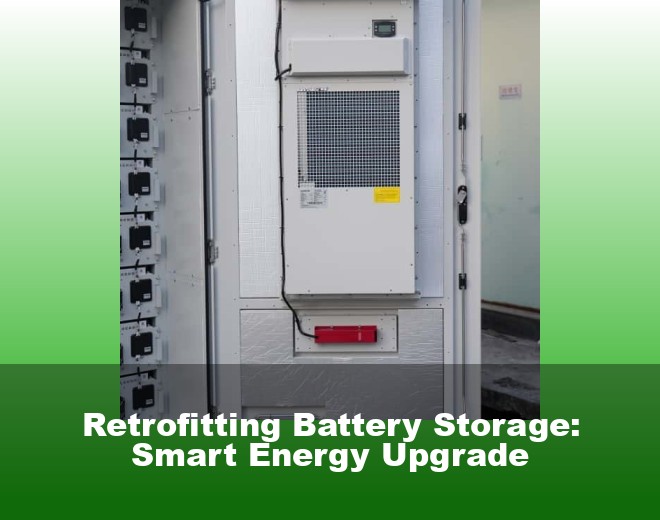 Retrofitting Battery Storage: Smart Energy Upgrade