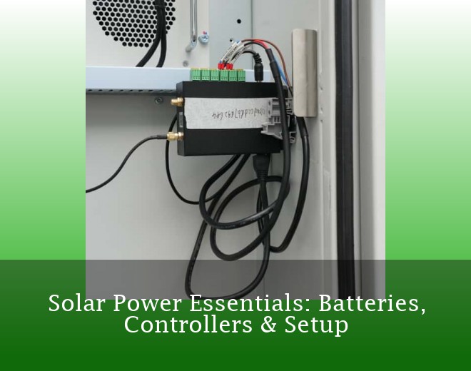 Solar Power Essentials: Batteries, Controllers & Setup