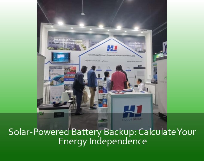 Solar-Powered Battery Backup: Calculate Your Energy Independence