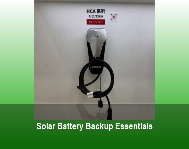 Solar Battery Backup Essentials