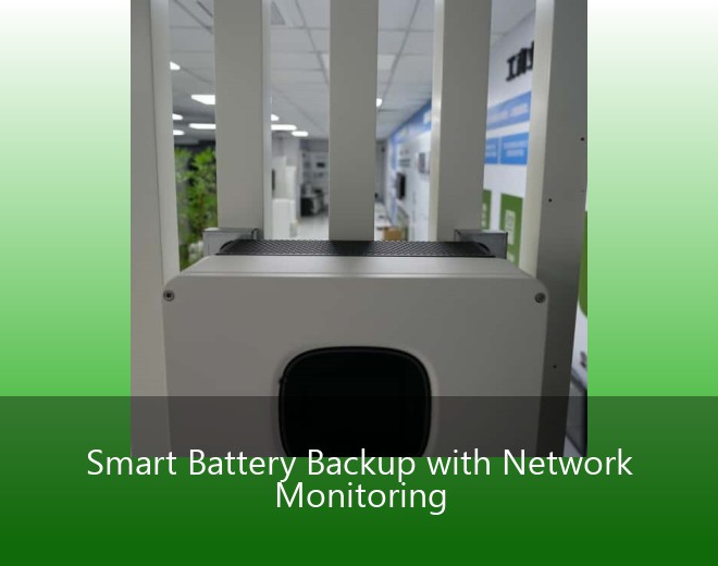 Smart Battery Backup with Network Monitoring