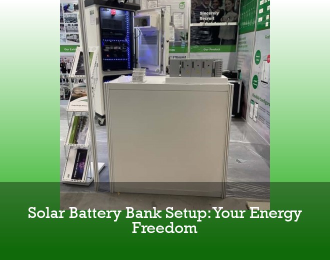 Solar Battery Bank Setup: Your Energy Freedom