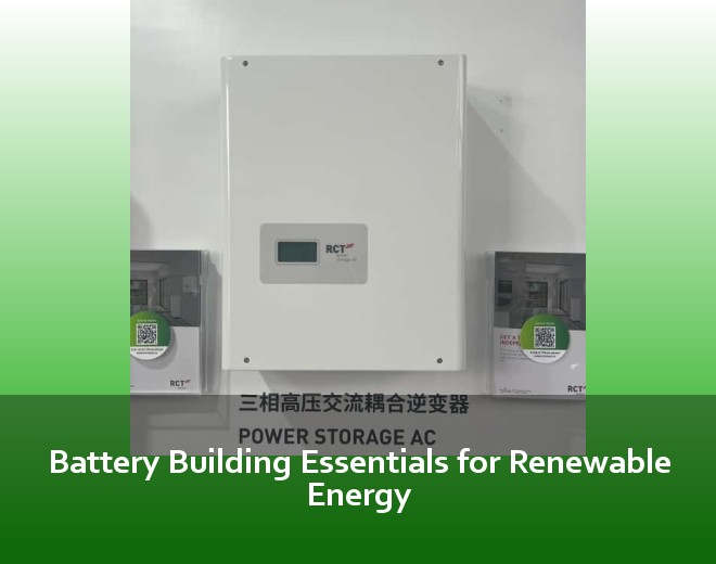 Battery Building Essentials for Renewable Energy