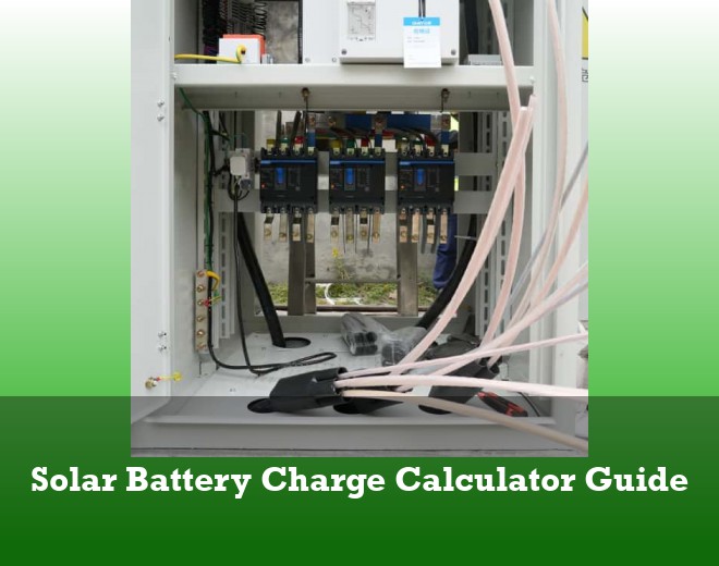 Solar Battery Charge Calculator Guide