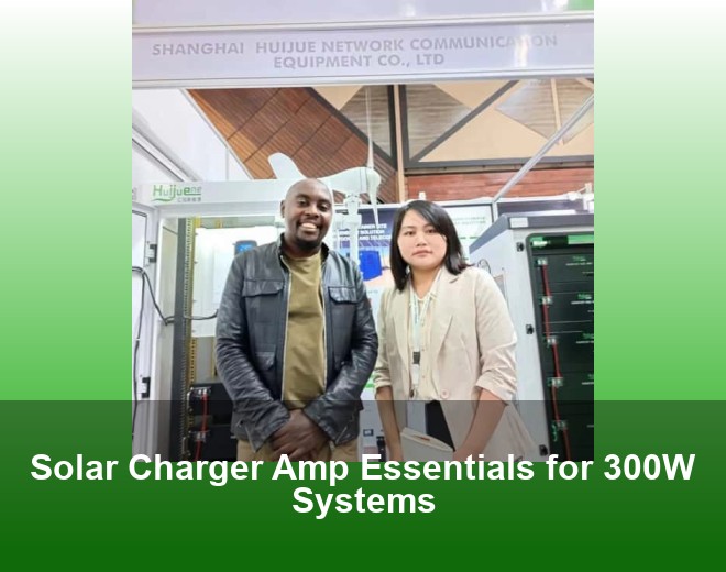 Solar Charger Amp Essentials for 300W Systems