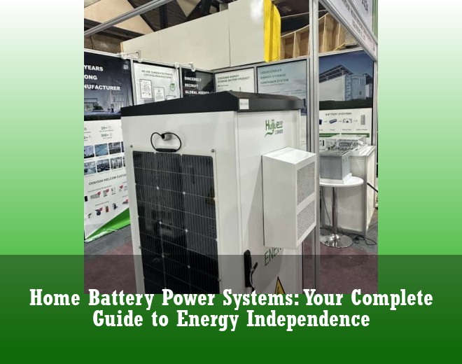Home Battery Power Systems: Your Complete Guide to Energy Independence