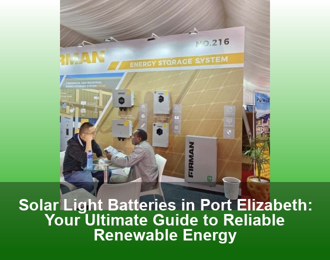 Solar Light Batteries in Port Elizabeth: Your Ultimate Guide to Reliable Renewable Energy