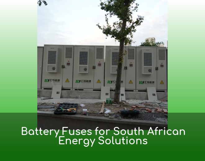 Battery Fuses for South African Energy Solutions